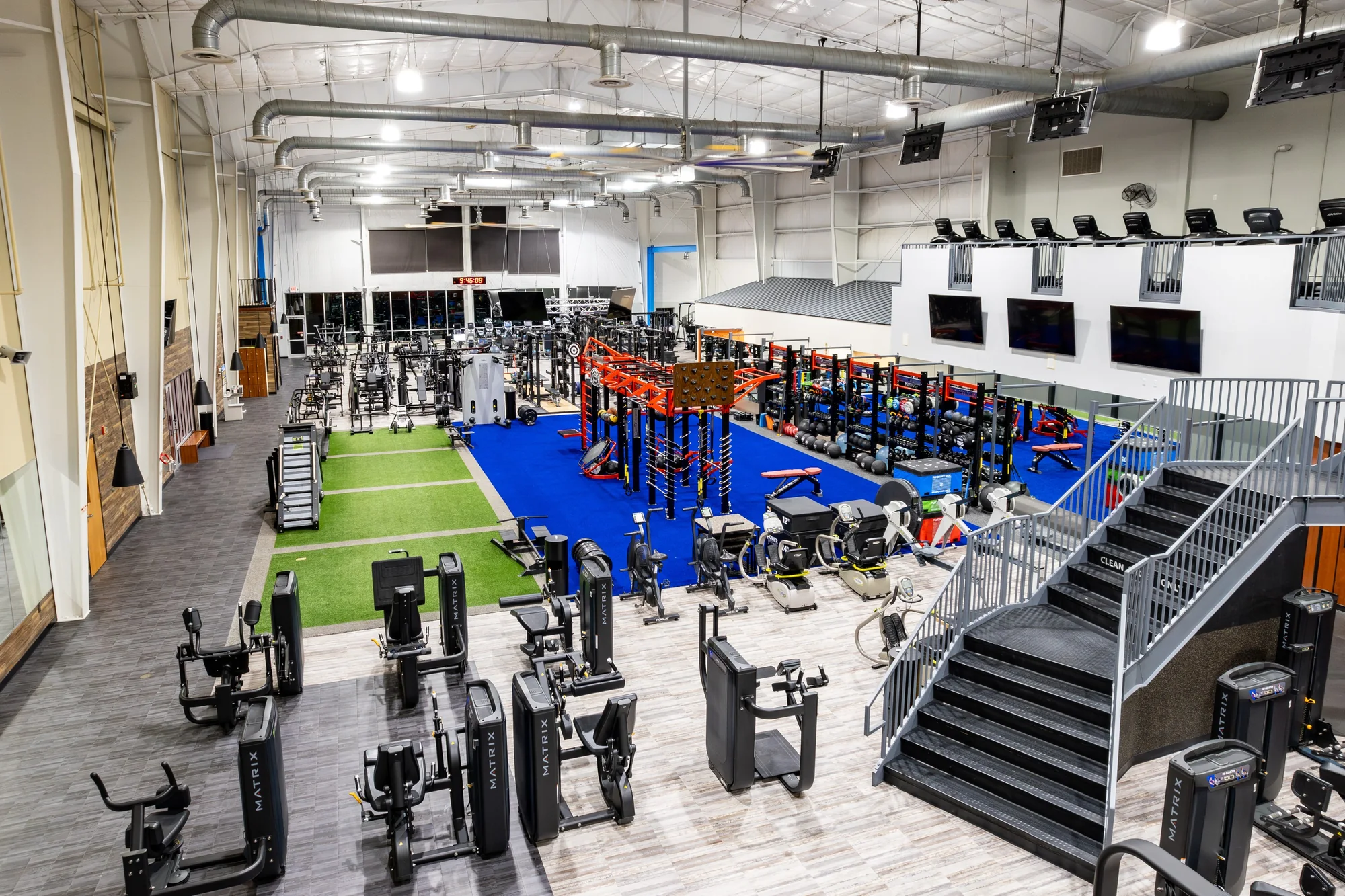 Main fitness floor at Peak Health & Wellness Center